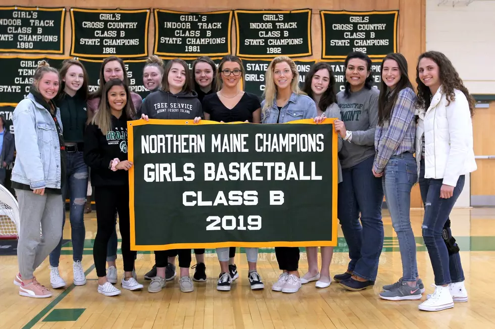 MDI Girls Basketball Team Awarded Northern Maine Banner