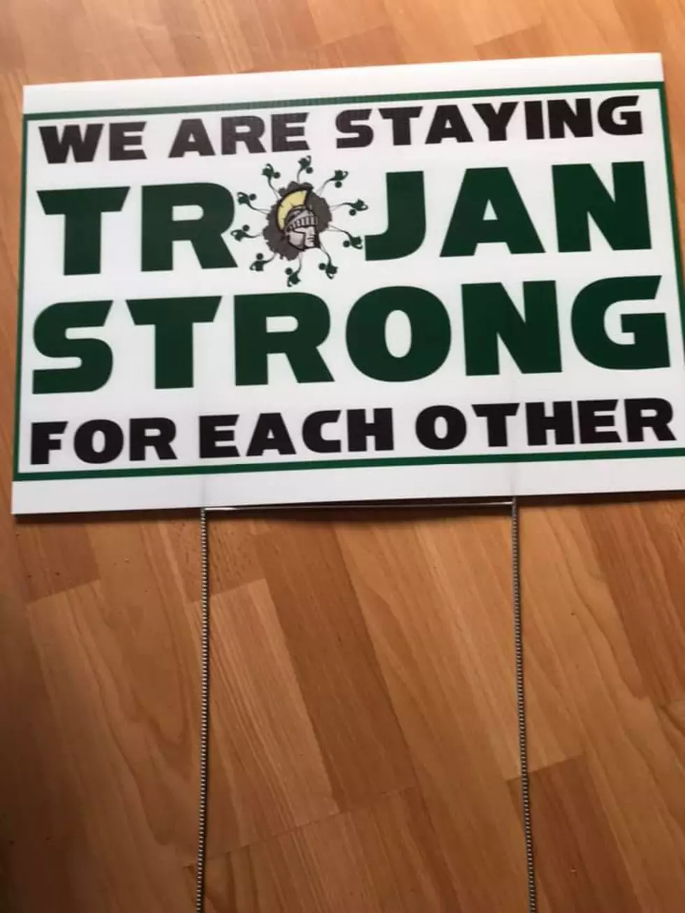Trojan Strong Lawn Signs