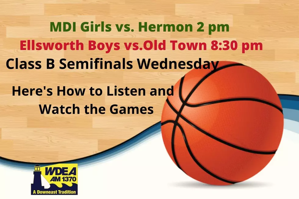 How to Listen/Watch the MDI Girls and Ellsworth Boys Semifinal Games on Wednesday